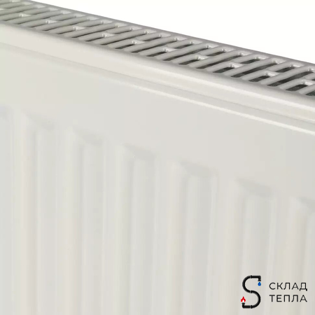 Радиатор стальной KERMI FTV 11 - высота 600 мм, длина 700 мм с нижним подключением. Вид 7.