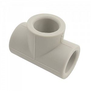 Тройник FV Plast - 20 (для полипропиленовых труб под пайку, цвет серый)