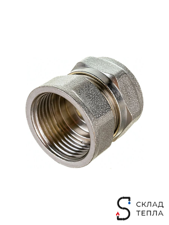 Переход на внутреннюю резьбу TIM - 16 x 1/2" (винтовой, для металлопластиковых труб). Вид 2.