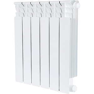 Радиатор биметаллический STOUT SPACE 500 - 6 секций с нижним подключением