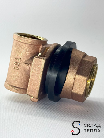 Адаптер скважинный с встроенным сливным клапаном 1"TIM. Вид 5.