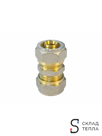 Муфта VALFEX - 20 (винтовая, для металлопластиковых труб) 1шт. Вид 5.