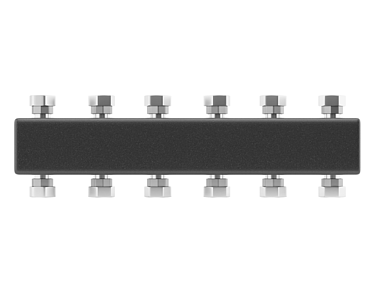 Стальной распределительный коллектор Wester в теплоизоляции DN 25 (5)