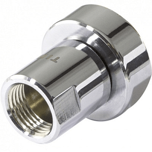 Соединение прямое TIM 3/4" х 3/4" (НГ/ВР) для полотенцесушителя (пара) Соединение прямое TIM 3/4' х 3/4' (НГ/ВР) для полотенцесушителя (пара)