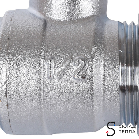 Шаровой 2-ходовой зональнйый клапан (НВ) 1х1". Вид 8.