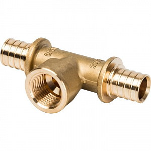 Тройник комбинированный с внутренней резьбой STOUT - 20 x 1/2' (для труб из сшитого полиэтилена)