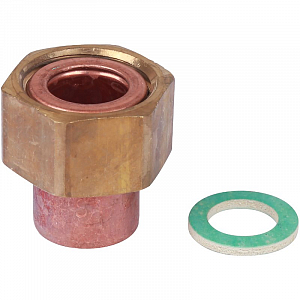 Переход на накидную гайку Sanha 15х3/4'  для медных труб под пайку 5359g