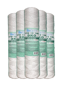 Сменный картридж ACR ППН10SL-10М ECO - механическая очистка (полипропиленовая нить, 10 мк, 5 шт.)