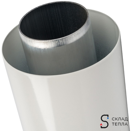 Труба для коаксиального дымохода STOUT D60/100 мм, длина 1000 мм. Вид 5.
