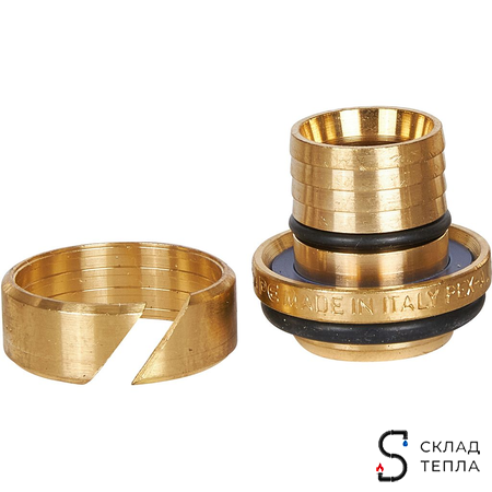Тройник STOUT - 26 (винтовой, для металлопластиковых труб). Вид 9.