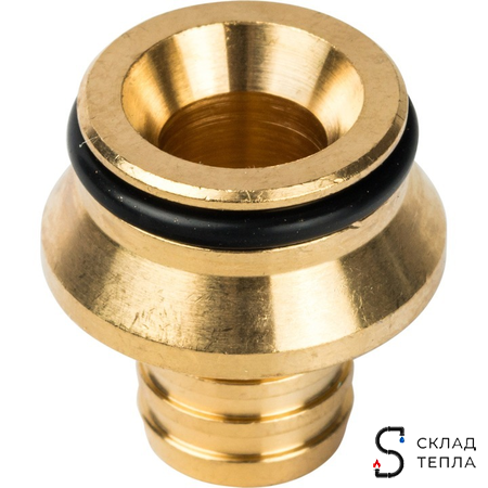 Соединение резьбозажимное STOUT - 3/4" для пластиковых труб 16x2,0 (1шт). Вид 1.