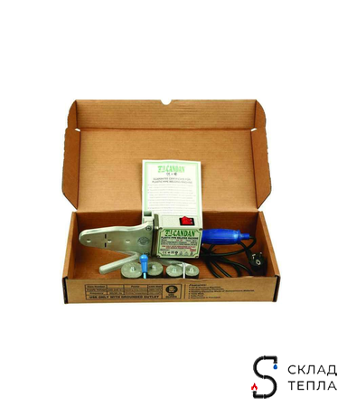 Паяльник для ППР труб CANDAN CM-06 BOX (20-40мм, 1500 Вт). Вид 2.
