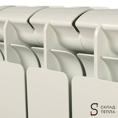 Радиатор алюминиевый STOUT Bravo 500 - 14 секций. Вид 8.