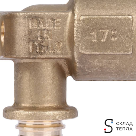 Водорозетка удлиненная STOUT - 16 x 1/2" (для труб из сшитого полиэтилена). Вид 9.