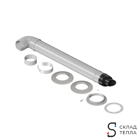 Комплект универсальный для конденсационных котлов Rommer 60/100. Вид 1.