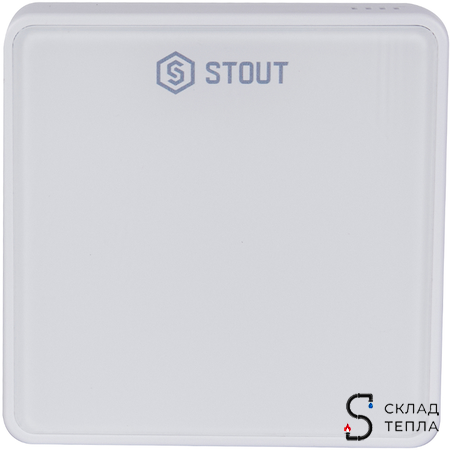 STOUT Беспроводной датчик температуры пола C-8f, белый. Вид 1.