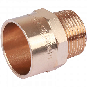 Переход на наружную резьбу Sanha 28х3/4'  для медных труб под пайку 4243g