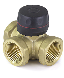 Клапан смесительный ротационный трехходовой TIM - 1' (для сервоприводов)