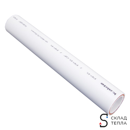 Труба полипропиленовая армированная стекловолокном Политэк - 25x4.2 (PN25) L-4м. Вид 1.