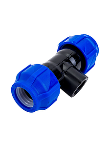 Тройник с внутренней резьбой Valfex - 25х3/4' (винтовой, для труб ПНД)