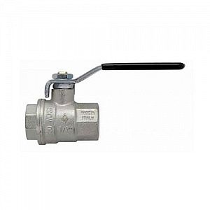 Кран шаровой полнопроходной Bugatti Oregon 301 - 1/2' (ВР/ВР, PN64, ручка-рычаг черная)