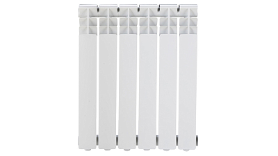 Радиатор алюминиевый ROMMER Optima 500 - 6 секций Радиатор алюминиевый ROMMER Optima 500 - 6 секций