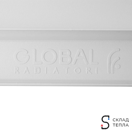Радиатор алюминиевый GLOBAL VOX R 500 - 15 секций. Вид 9.