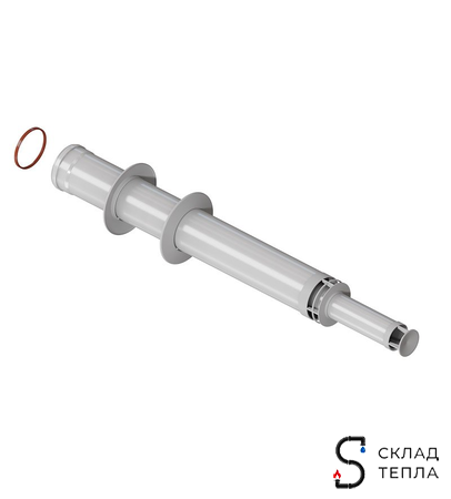 Труба с наконечником Rommer АНТИЛЁД 60/100 (1145мм) рабочая 1000мм. Вид 1.