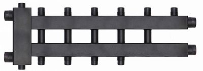 Коллектор котельной разводки ROMMER 3+2+1 (дублер компакт) с гидроразделителем 1'1/2 