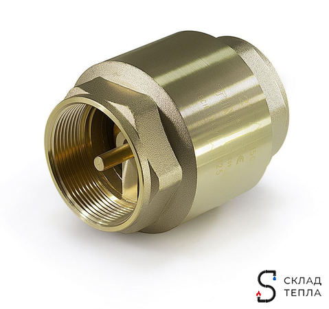 Клапан обратный TIM - 3/4" (ВР/ВР, затвор металлический, комплект 2 шт). Вид 3.