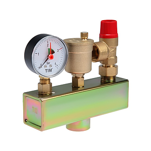 Группа безопасности котла TIM КВ - 1' (до 50кВт, 3 бар)