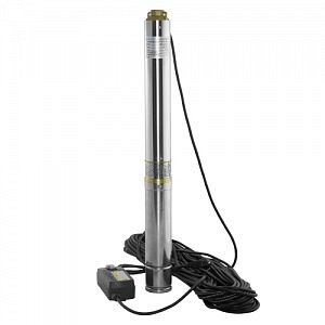 Насос скважинный Aquario ASP 1C-70-90 - 0,62 кВт (однофазный, Hmax 64 м, Qmax 50 л/мин, кабель 45 м)