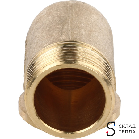 Отвод 90° латунный резьбовой равнопроходный STOUT (НР/ВР) - 1/2". Вид 5.