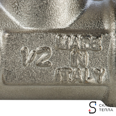 Клапан термостатический прямой STOUT - 1/2" (PN10, Tmax - 120°С). Вид 8.