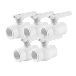 Кран шаровой TIM - 32 (Пайка/Пайка, ручка-рычаг) комплект 3шт