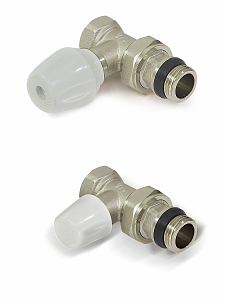 Комплект подключения радиатора Zeissler прямой ручной регулировки 1/2' (2 комплекта)