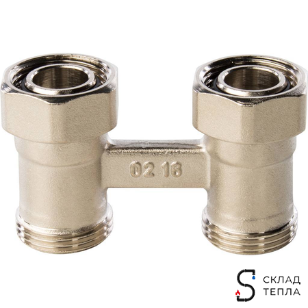 Узел нижнего подключения прямой STOUT - 3/4" (для двухтрубной системы). Вид 7.