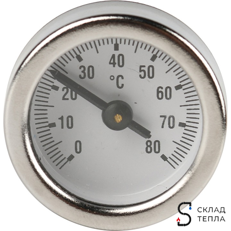Насосно-смесительный узел STOUT - 1" (с термостатическим клапаном 20-43°C, без насоса)*. Вид 18.
