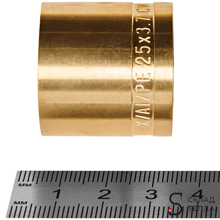 Переход на наружную резьбу Rommer - 25 x 3/4" (комплект с гильзой, 4шт). Вид 11.