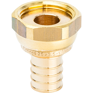 Переход на накидную гайку Rommer - 25 x 1' (комплект с гильзой, 1шт)