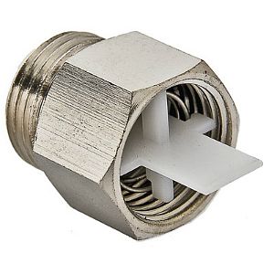 Клапан обратный для воздухоотводчиков Valtec - 3/8' (НР/ВР, цвет никелированный)