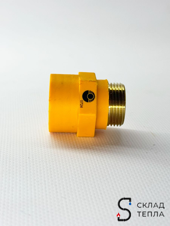 Муфта диэлектрическая Valfex 3/4" ВР/НР. Вид 6.