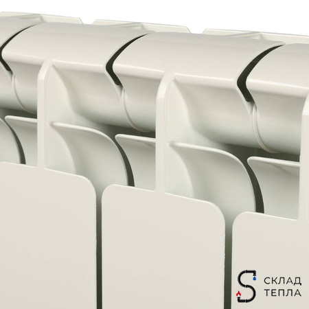 Радиатор алюминиевый STOUT Bravo 500 - 12 секций. Вид 8.