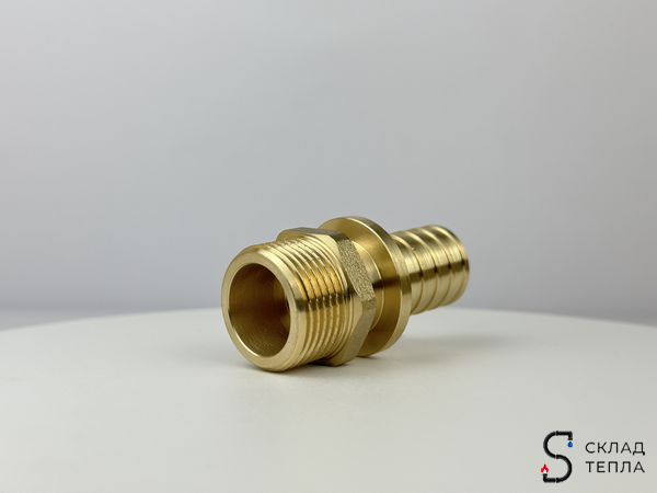 Переход на наружную резьбу TIM - 25 x 3/4" (комплект с гильзой, 4 шт). Вид 7.