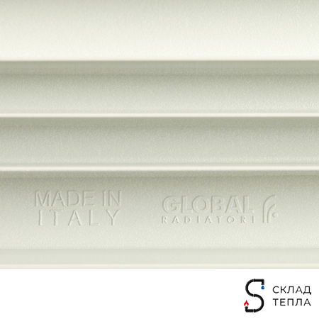 Радиатор алюминиевый STOUT Bravo 500 - 12 секций. Вид 10.