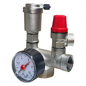 Группа безопасности котла Benarmo - 1' х 3/4' (до 44кВт, 3 бар)