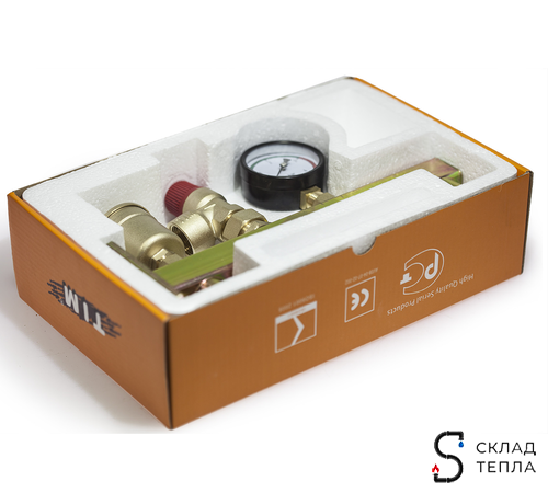 Группа безопасности котла с креплением TIM - 3/4" (до 50 кВт, 3 бар). Вид 5.