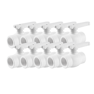 Кран шаровой TIM - 20 (Пайка/Пайка, ручка-рычаг) комплект 5шт