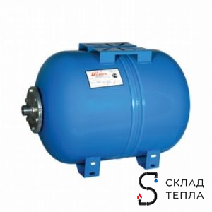 Гидроаккумулятор напольный горизонтальный UNIGB - 80 л.. Вид 1.