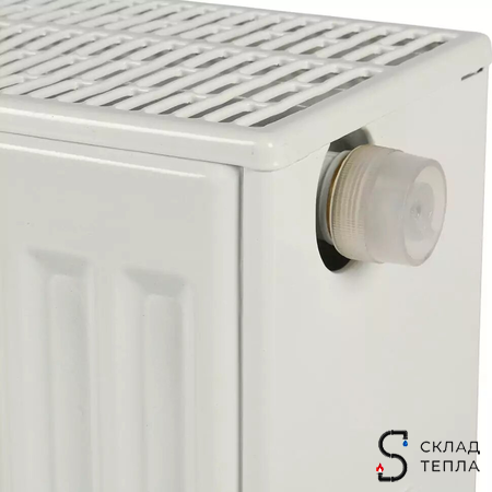 Радиатор стальной KERMI FTV 33 - высота 200 мм, длина 3000 мм с нижним подключением. Вид 8.